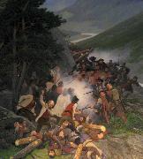 Amaldus Clarin Nielsen Battle of Kringen France oil painting artist